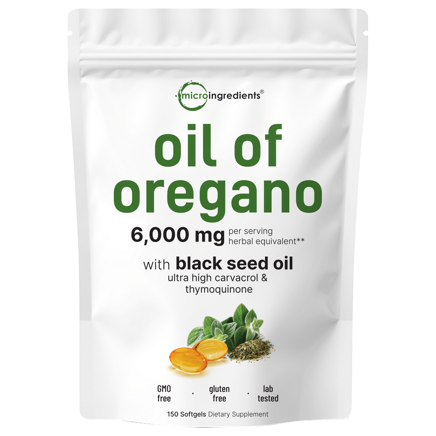 Oregano Oil with Black Seed Oil